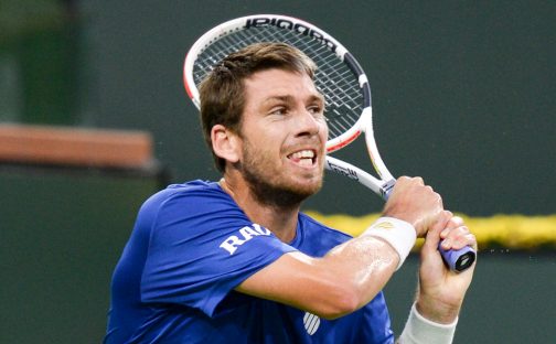 Cameron Norrie in action