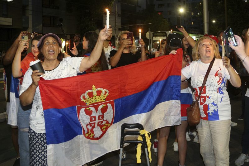 Serbia and Novak Djokovic fans