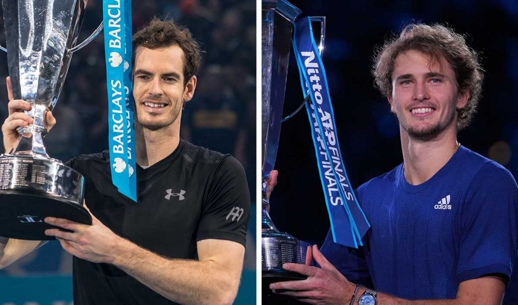 Andy Murray and Alexander Zverev ATP Finals curse