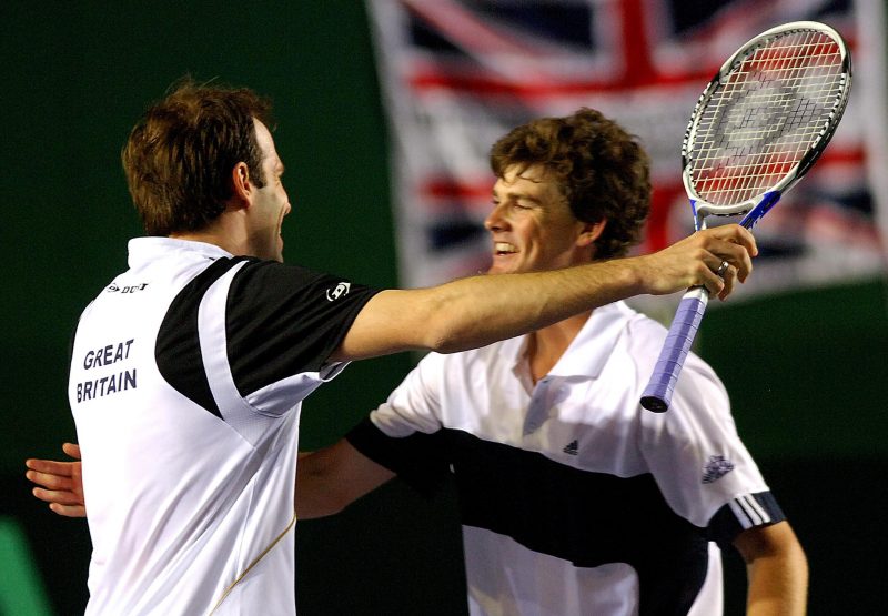 Greg Rusedski and Jamie Murray