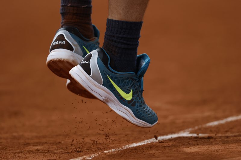 Rafael Nadal's feet