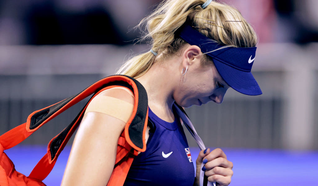 Katie Boulter after Billie Jean King Cup Finals clash