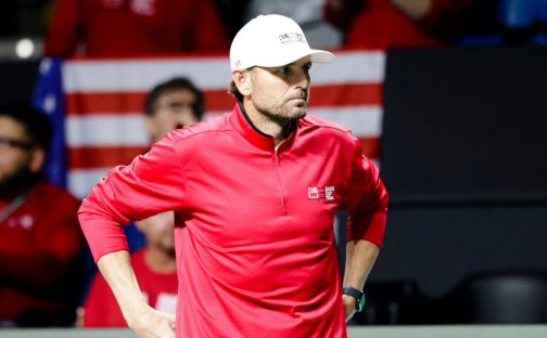 Mardy Fish at the Davis Cup