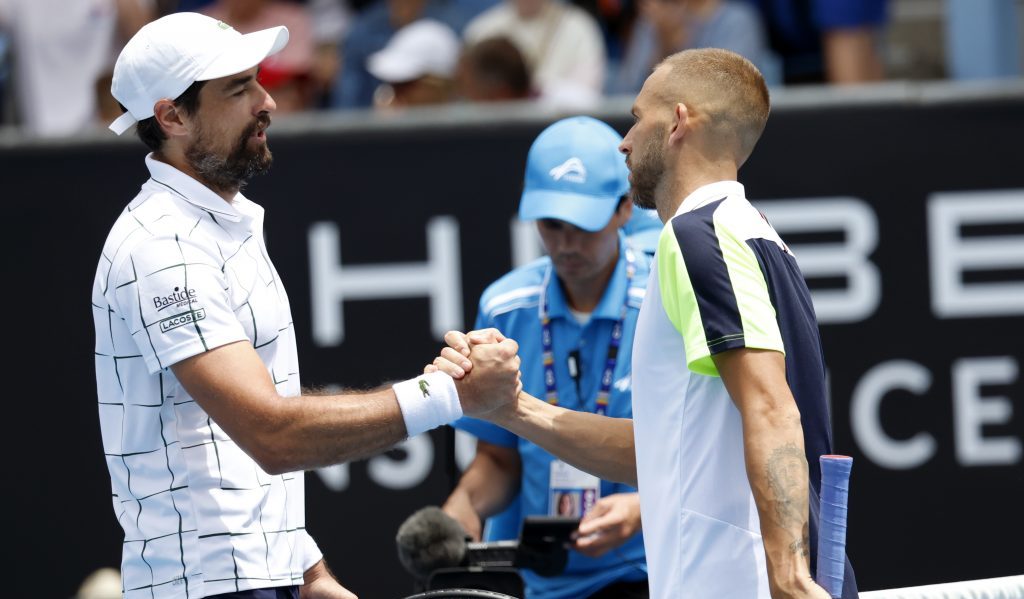 Dan Evans and Jeremy Chardy