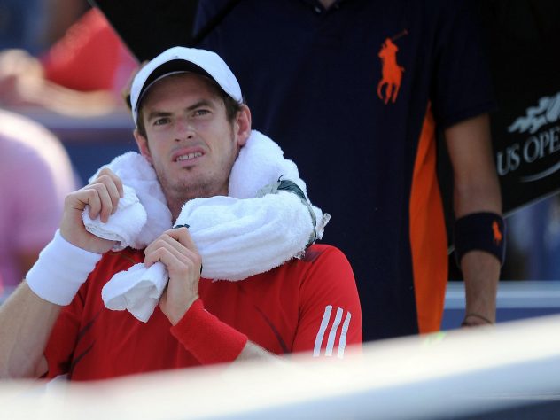 Andy Murray cools down