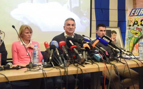 Novak Djokovic's mother Dijana, father Srdjan and brother Djordje