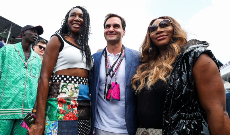Roger Federer, Serena Williams, Venus Williams, Juan Martin del Potro