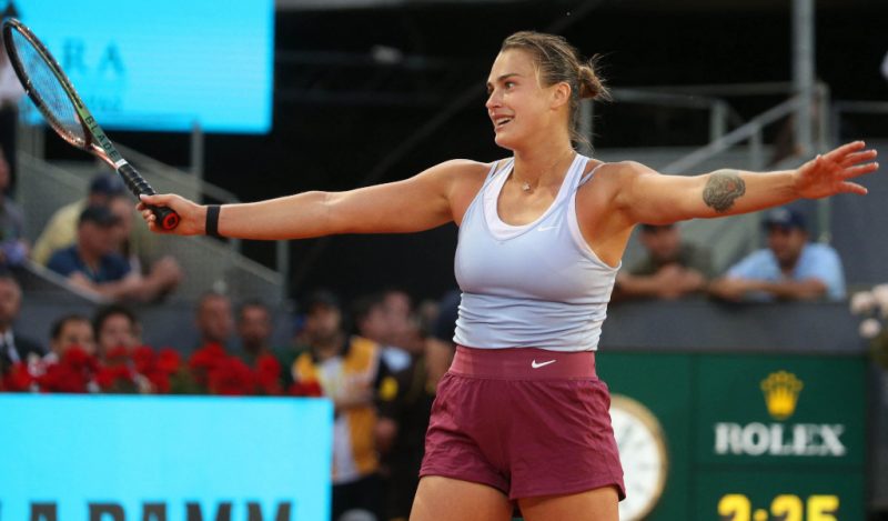 Aryna Sabalenka doesn't feel she is one of the Roland Garros favourites