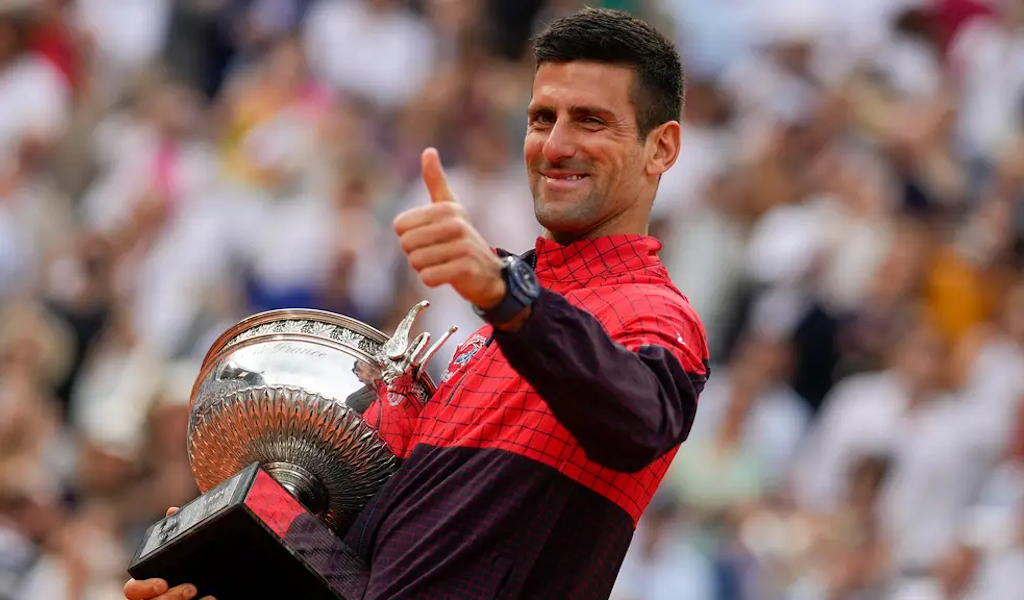 Novak Djokovic 2023 French Open champion