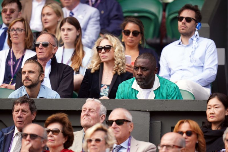 Idris Elba men's singles final