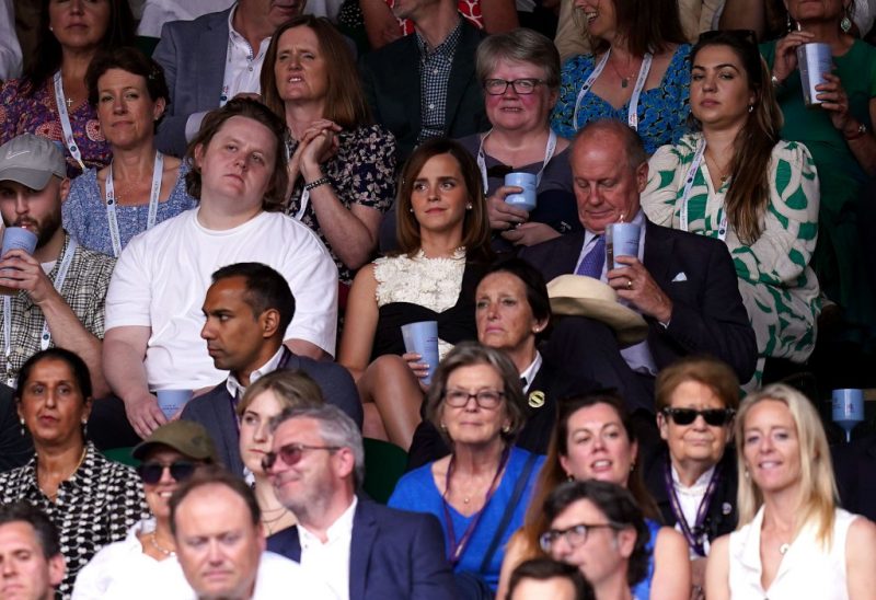 Lewis Capaldi and Emma Watson