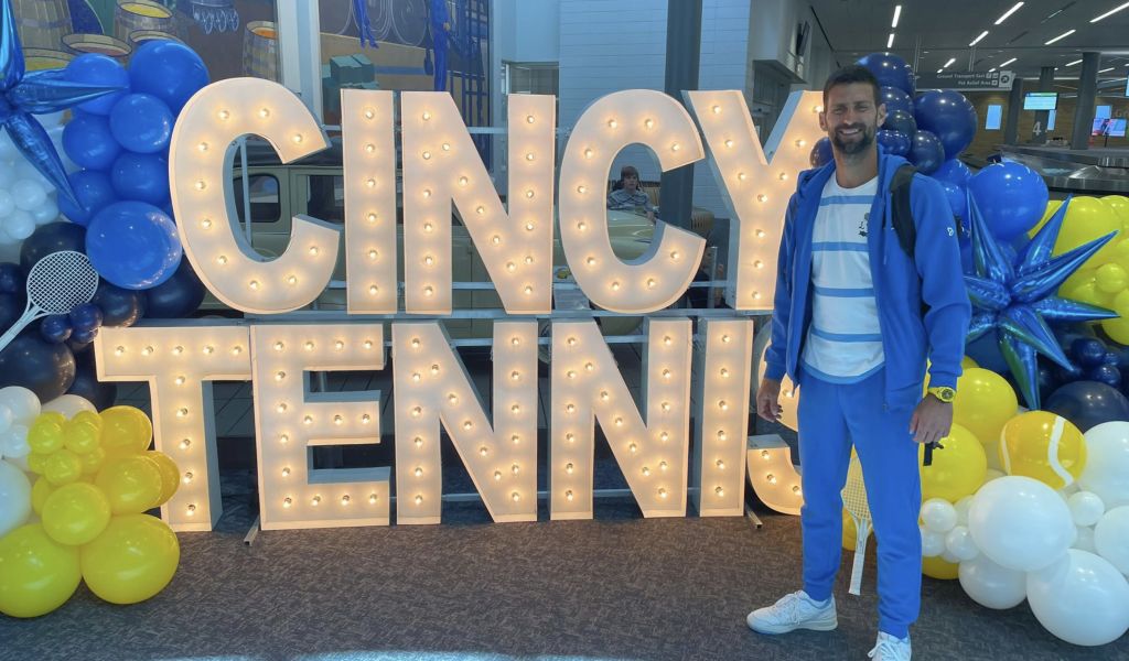 Novak Djokovic back in America