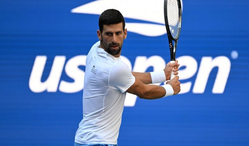 Novak Djokovic at the US Open
