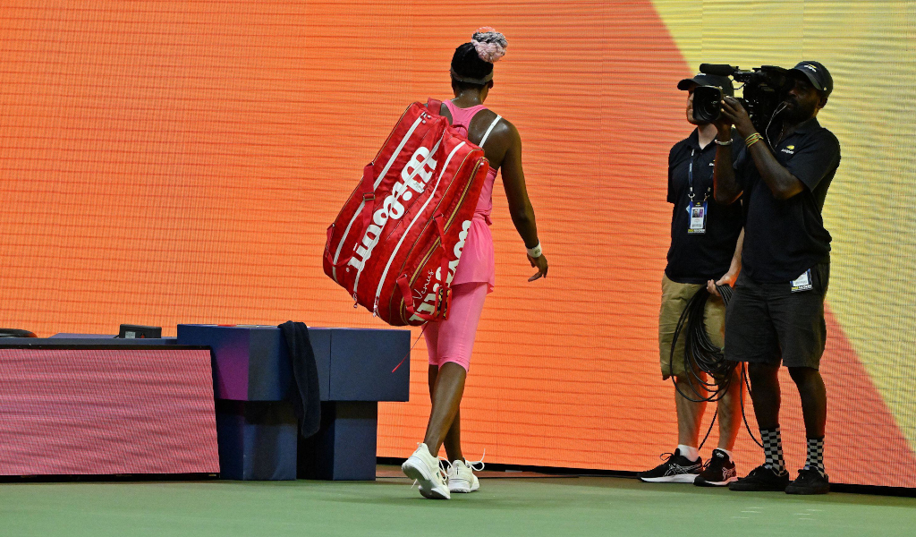 Venus Williams after a match