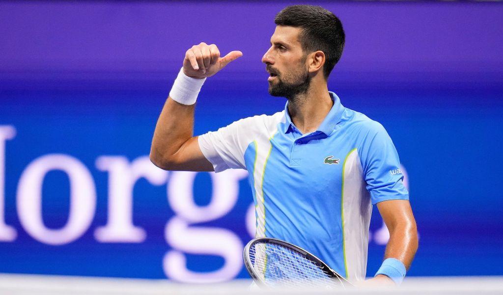 Novak Djokovic at the US Open