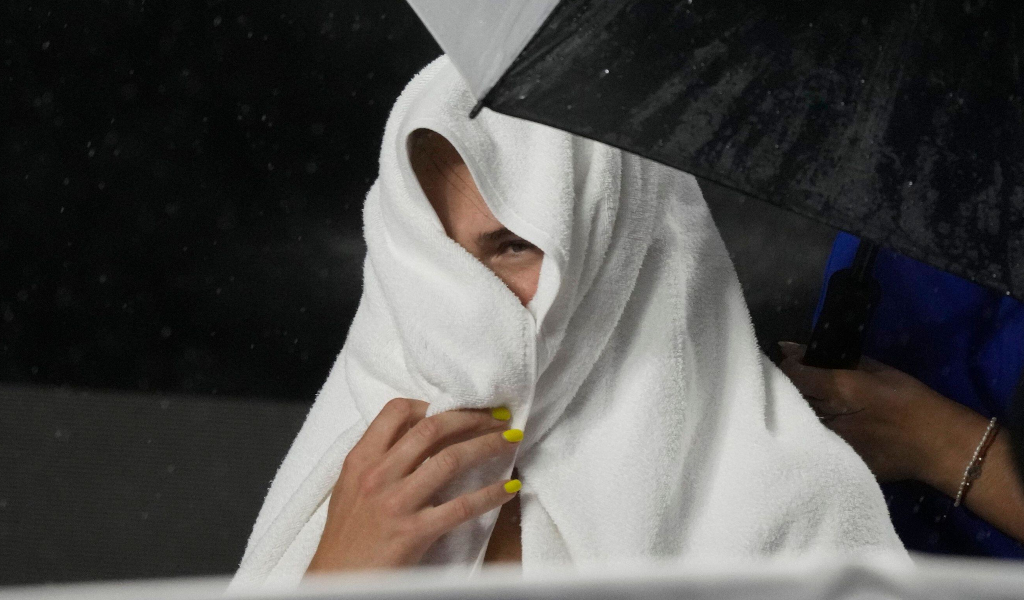Aryna Sabalenka during a match