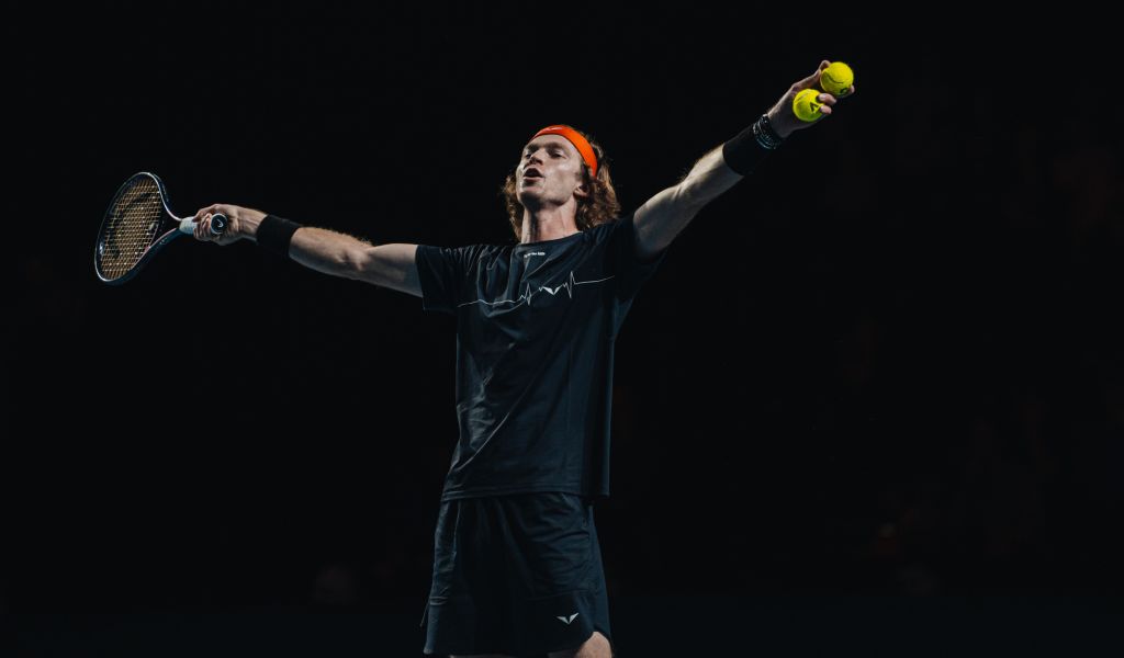 Andrey Rublev at the UTS Grand Final in London