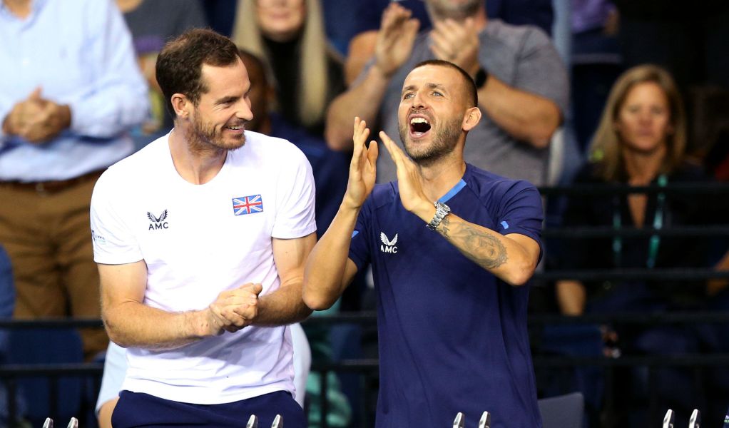 Andy Murray and Dan Evans are British Davis Cup team-mates