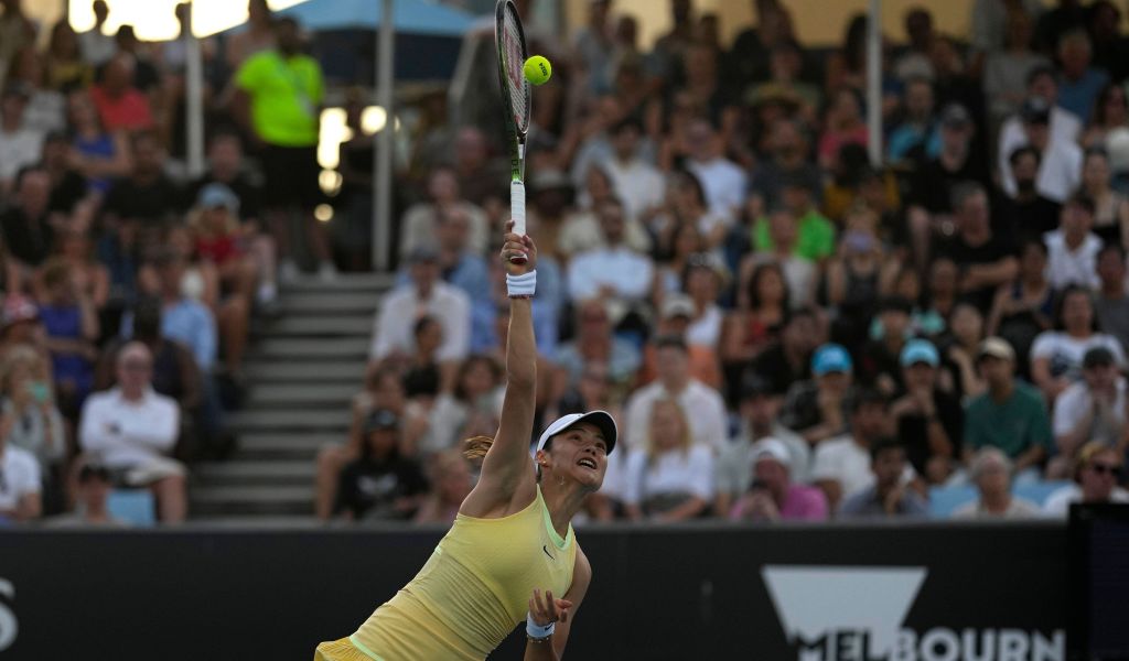 Emma Raducanu in fine form at the Australian Open