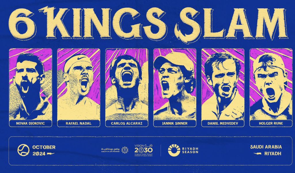 Novak Djokovic and Rafael Nadal have signed up for the 'Saudi Slam'