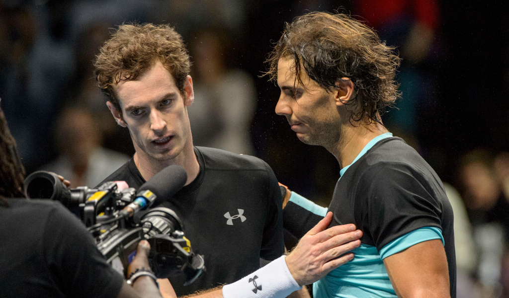 Andy Murray and Rafael Nadal handshake