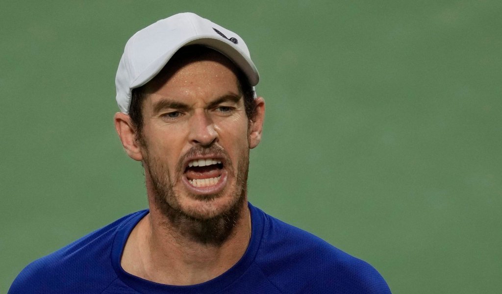 An unhappy Andy Murray