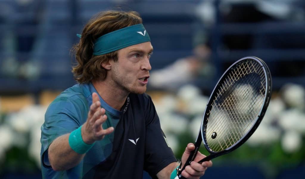 Andrey Rublev Dubai disqualification