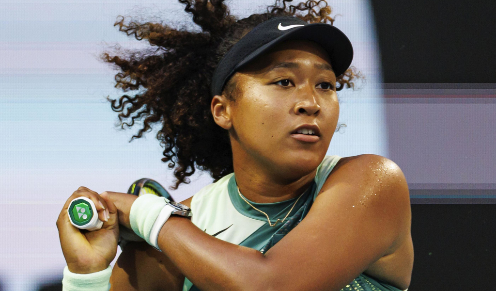 Naomi Osaka in action
