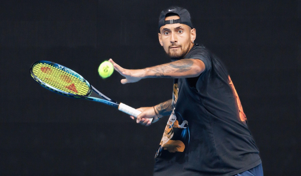 Nick Kyrgios has confirmed when he will return to tennis training