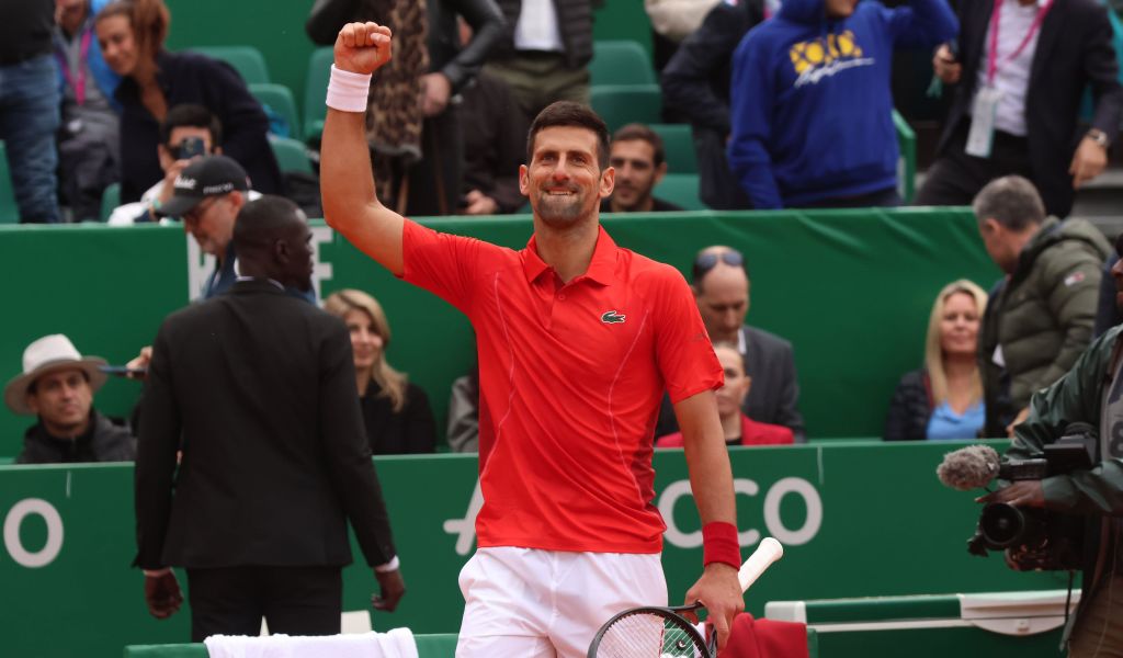 Novak Djokovic wins in Monte Carlo