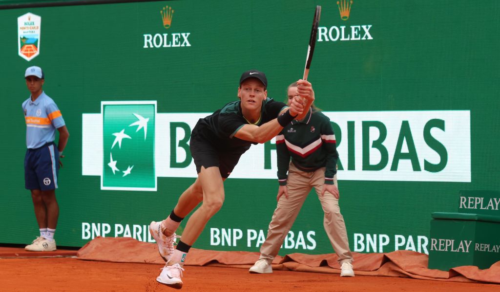 Jannik Sinner at the Monte Carlo Masters