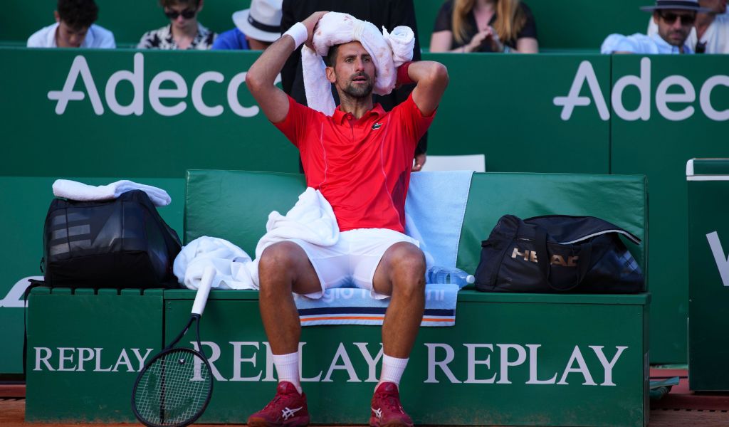 Novak Djokovic struggled physically in Monte Carlo