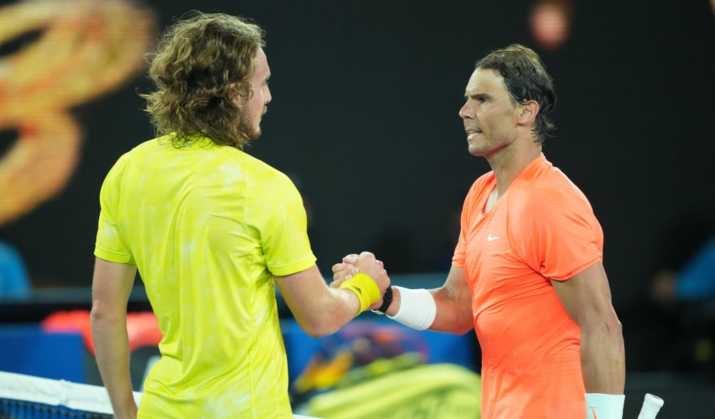 Stefanos Tsitsipas is backing Rafael Nadal to succeed