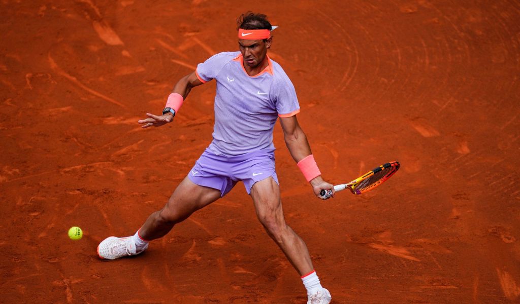 Rafael Nadal at the Barcelona Open