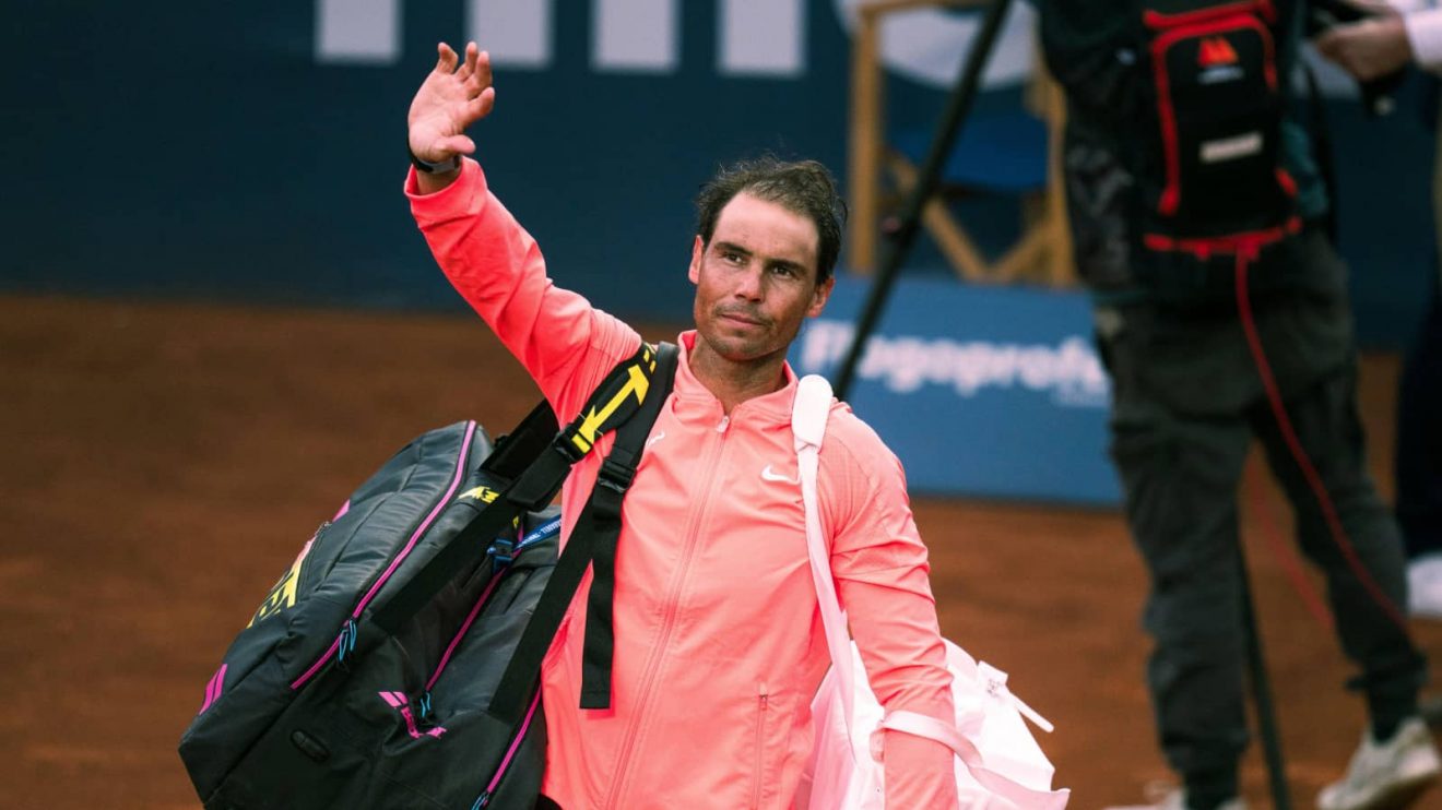 Rafael Nadal waves Barcelona Open 2024
