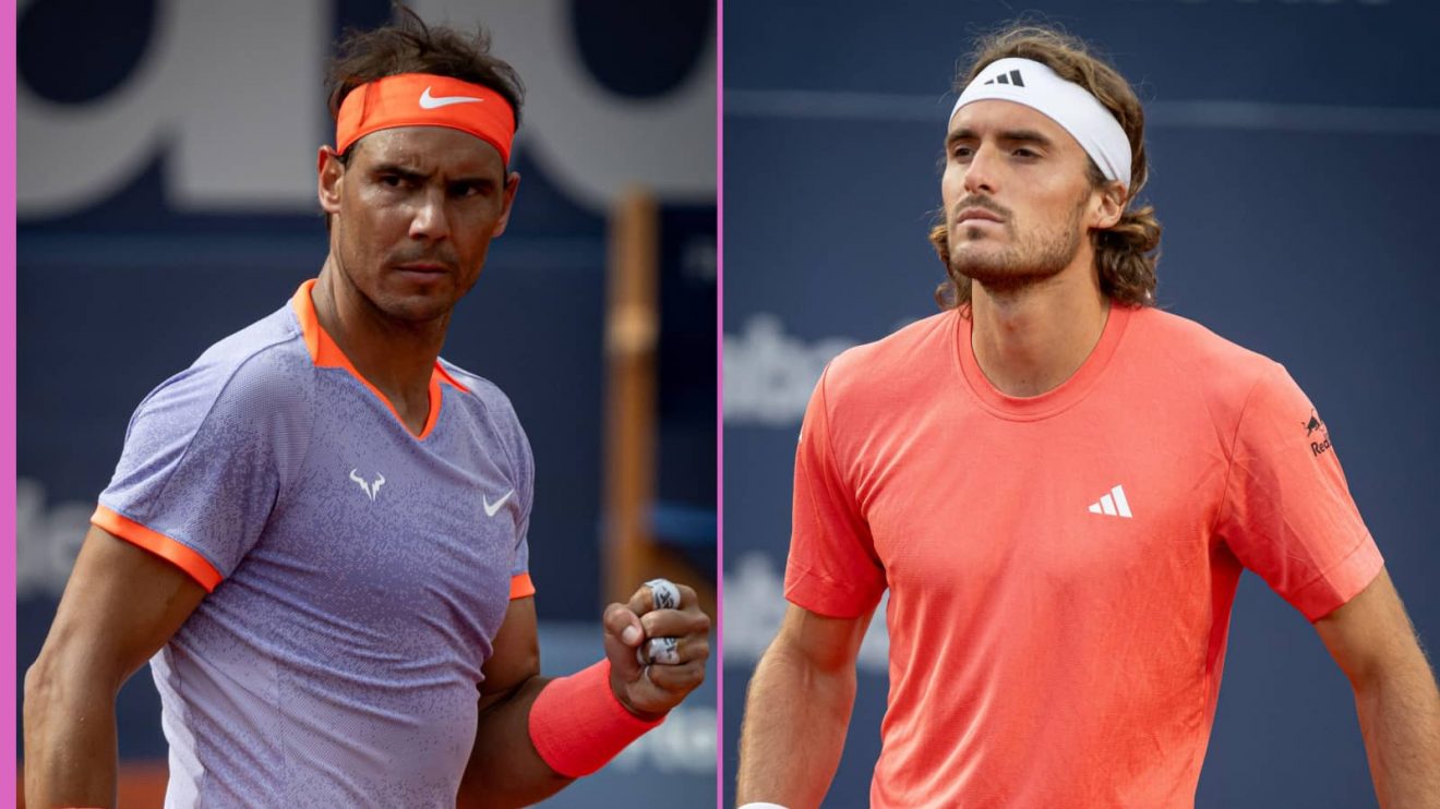 Rafael Nadal and Stefanos Tsitsipas