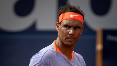 Rafael Nadal close up Barcelona Open 2024