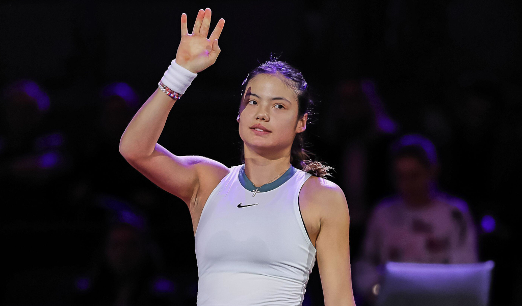 Emma Raducanu pleased