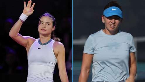 Emma Raducanu Simona Halep