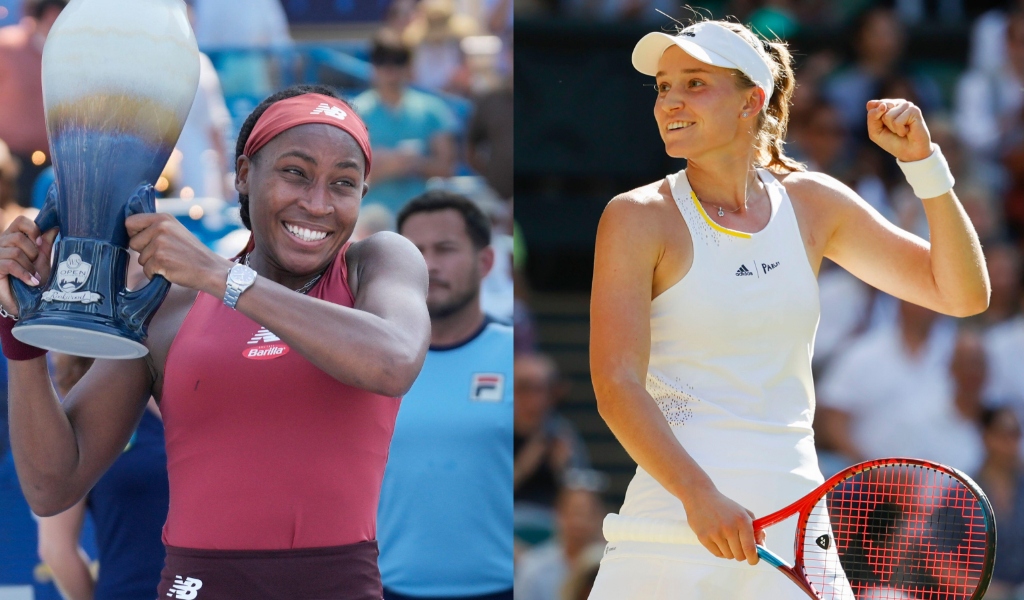 Coco Gauff and Elena Rybakina