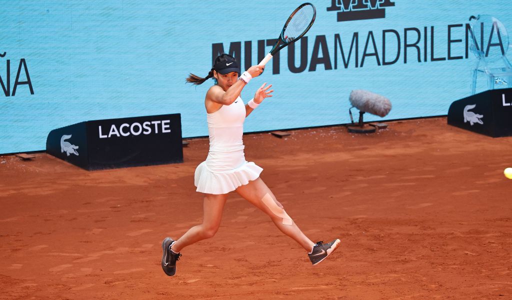 Emma Raducanu at the Madrid Open