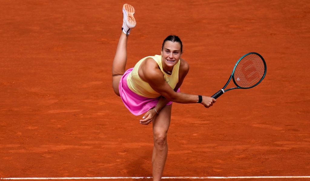 Aryna Sabalenka at the Madrid Open