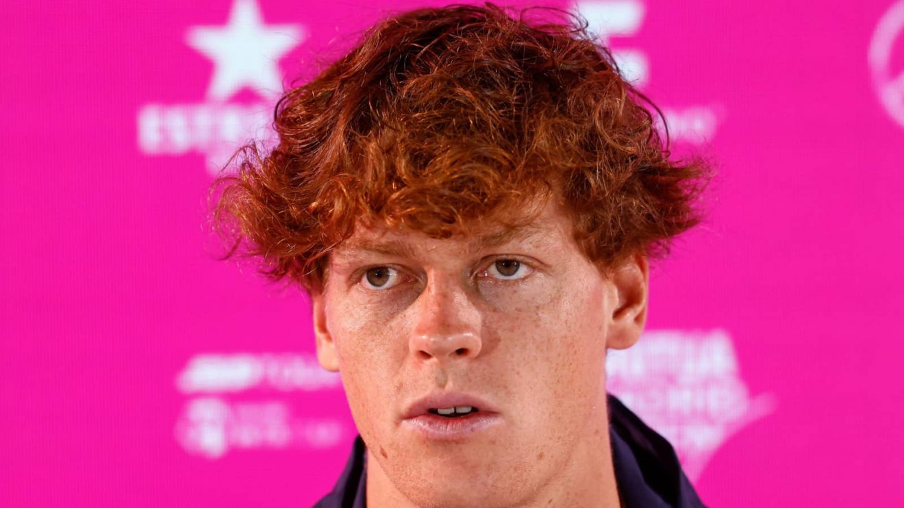 Jannik Sinner of Italy attends the media during his press conference during the Mutua Madrid Open 2024, ATP Masters 1000 and WTA 1000, tournament celebrated at Caja Magica on April 27, 2024 in Madrid, Spain