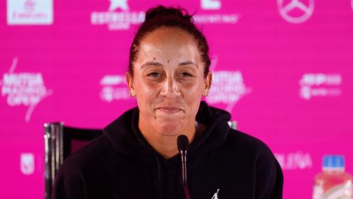 Madison Keys Madrid press conference