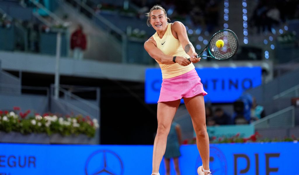 Aryna Sabalenka battles to a victory in Madrid