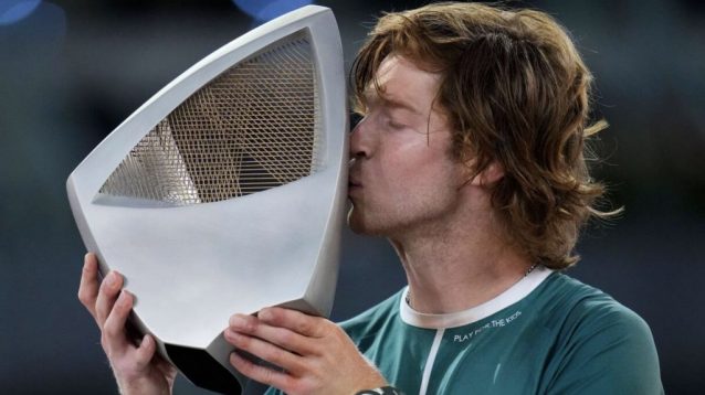 Andrey Rublev won the Madrid Open for the first time