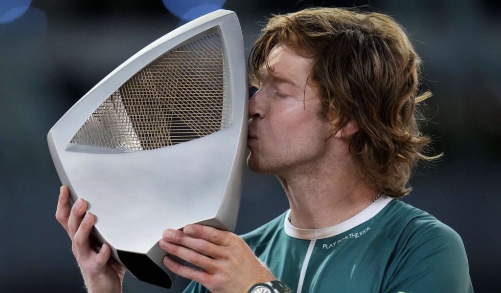 Andrey Rublev won the Madrid Open for the first time