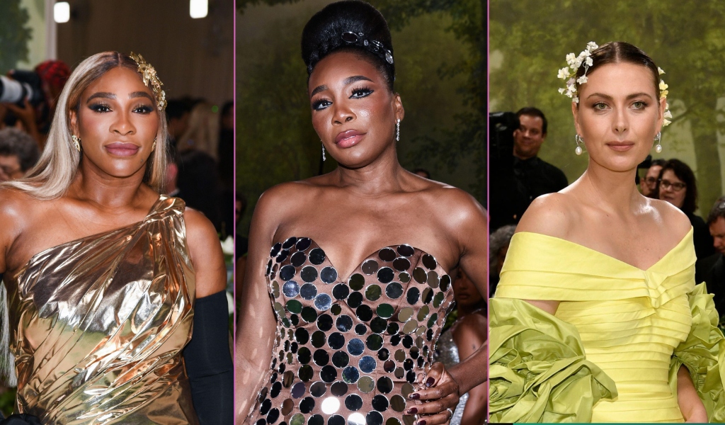 Serena Williams, Venus Williams, Maria Sharapova at the Met Gala