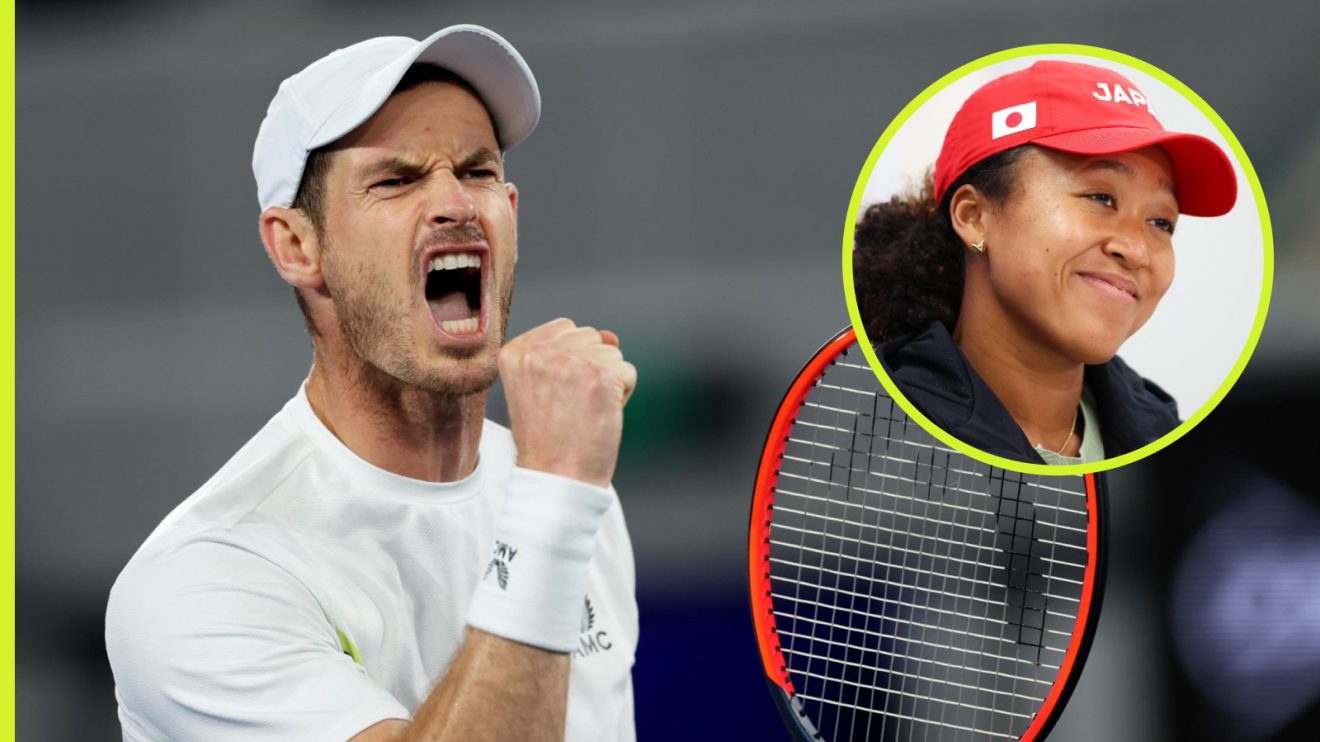 Andy Murray and Naomi Osaka