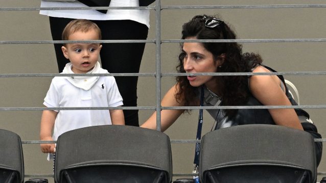 Rafael Nadal's wife Maria Francisca Perello and son Rafa Nadal Jr